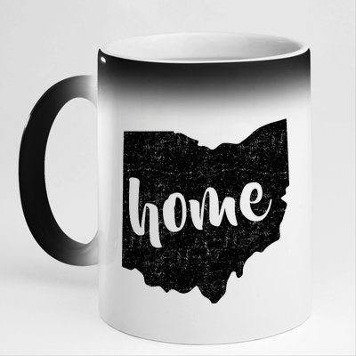 Ohio Home State 11oz Black Color Changing Mug