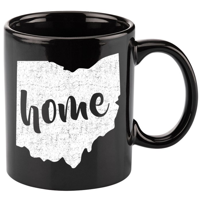 Ohio Home State 11oz C Handle Ceramic Mug