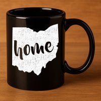 Ohio Home State 11oz C Handle Ceramic Mug