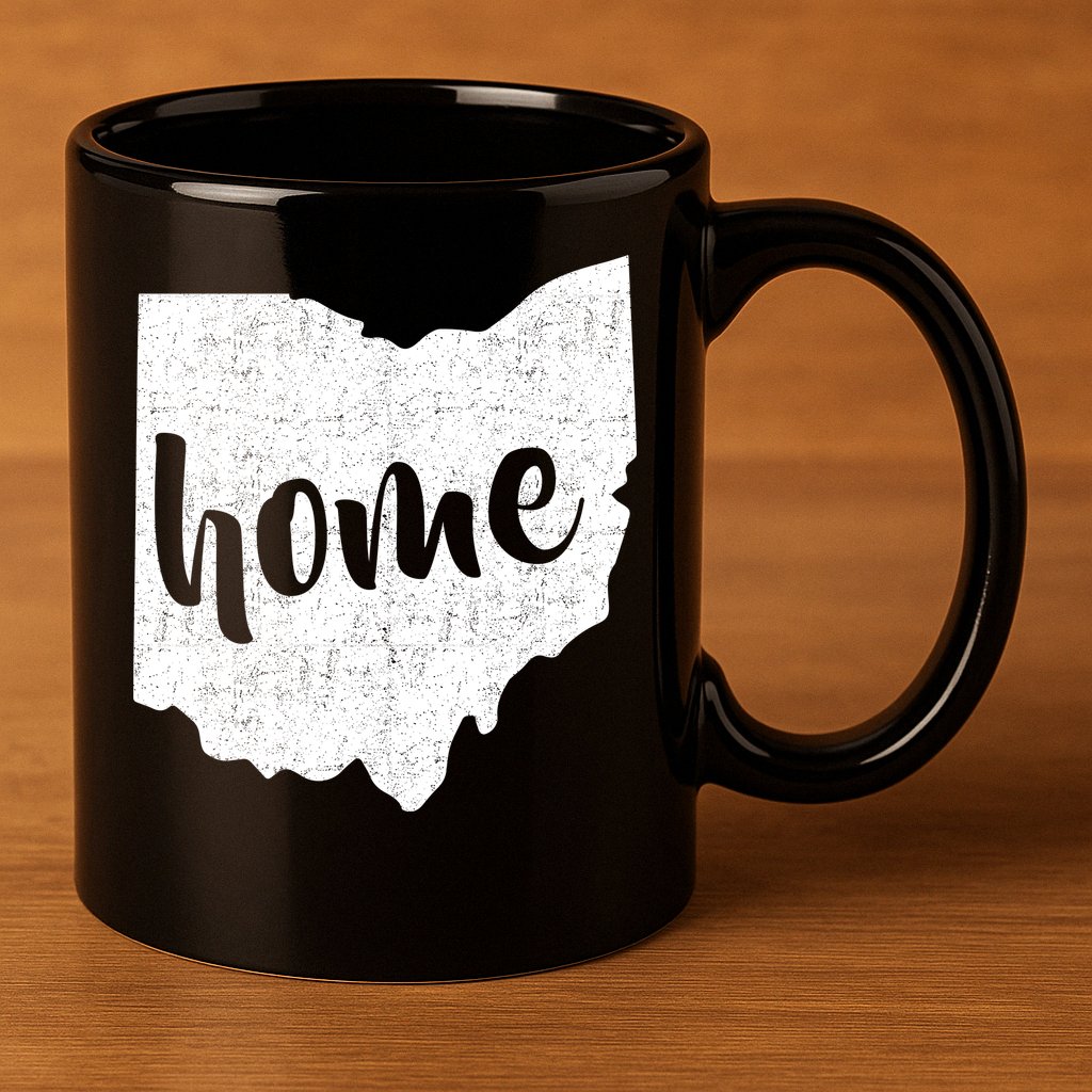Ohio Home State 11oz C Handle Ceramic Mug