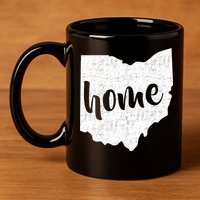 Ohio Home State 11oz C Handle Ceramic Mug