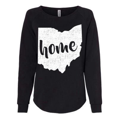 Ohio Home State Womens California Wash Sweatshirt