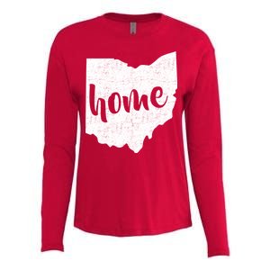 Ohio Home State Womens Cotton Relaxed Long Sleeve T-Shirt