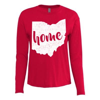 Ohio Home State Womens Cotton Relaxed Long Sleeve T-Shirt