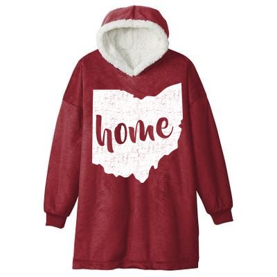 Ohio Home State Hooded Wearable Blanket