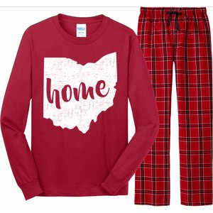 Ohio Home State Long Sleeve Pajama Set