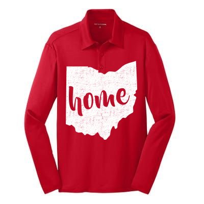 Ohio Home State Silk Touch Performance Long Sleeve Polo