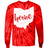 Ohio Home State Tie-Dye Long Sleeve Shirt