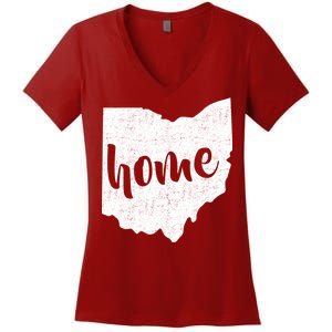 Ohio Home State Women's V-Neck T-Shirt