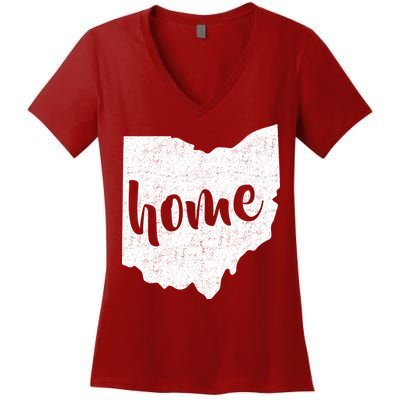 Ohio Home State Women's V-Neck T-Shirt