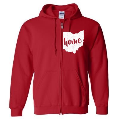 Ohio Home State Full Zip Hoodie