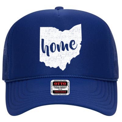 Ohio Home State High Crown Mesh Back Trucker Hat