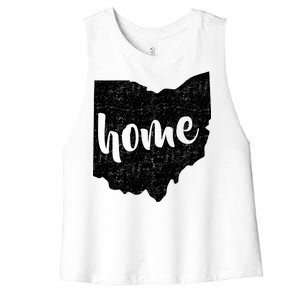 Ohio Home State Women's Racerback Cropped Tank