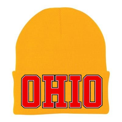 Ohio Jersey Block Logo Knit Cap Winter Beanie