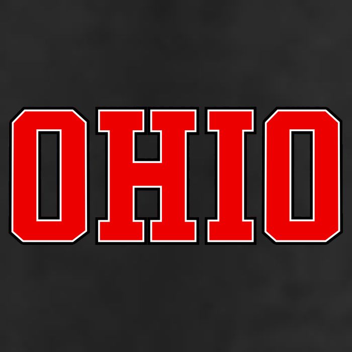 Ohio Jersey Block Logo 7 Panel Mesh Trucker Snapback Hat