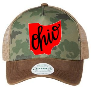 Ohio Outline State Legacy Tie Dye Trucker Hat