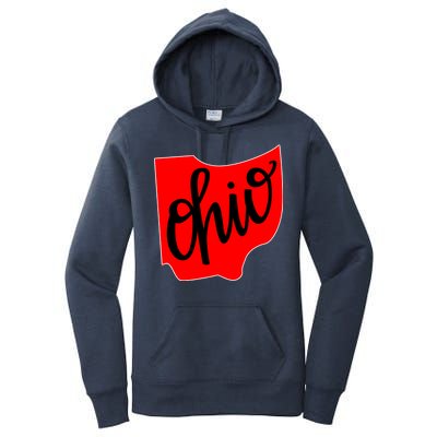 Ohio Outline State Women's Pullover Hoodie