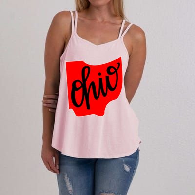 Ohio Outline State Women's Strappy Tank