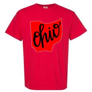 Ohio Outline State Garment-Dyed Heavyweight T-Shirt