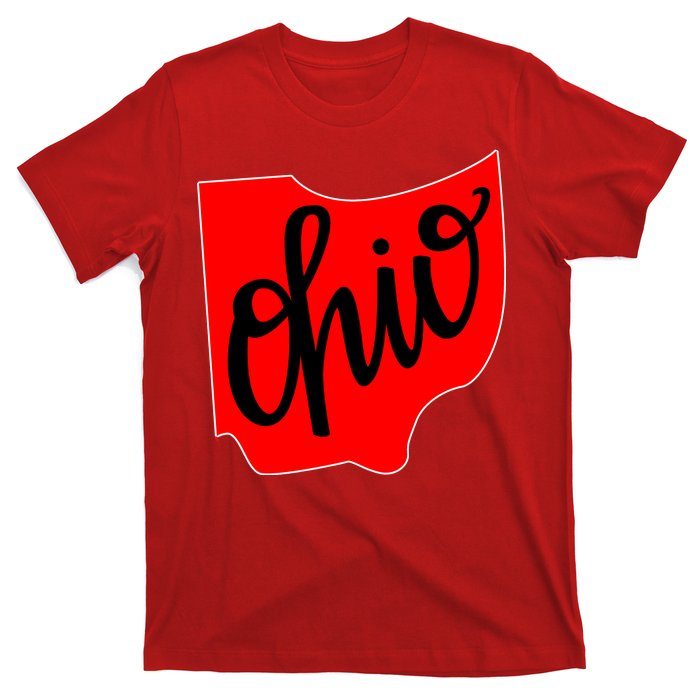 Ohio Outline State T-Shirt