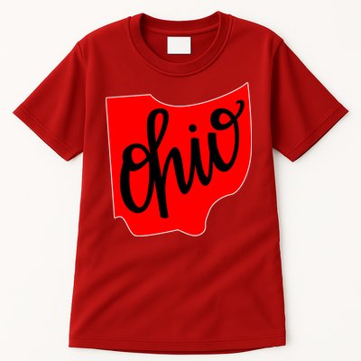 Ohio Outline State Tall T-Shirt
