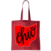 Ohio Outline State Tote Bag