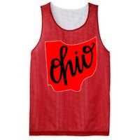 Ohio Outline State Mesh Reversible Basketball Jersey Tank