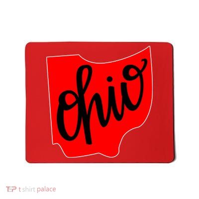 Ohio Outline State Mousepad