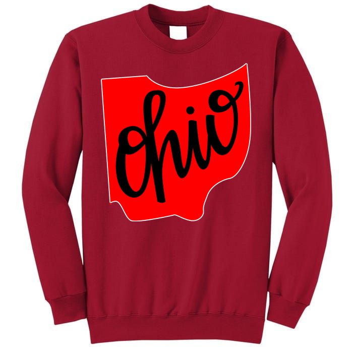 Ohio Outline State Tall Sweatshirt