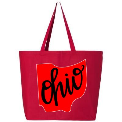 Ohio Outline State 25L Jumbo Tote