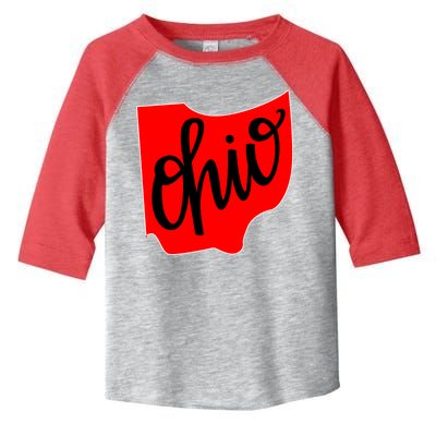 Ohio Outline State Toddler Fine Jersey T-Shirt