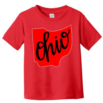 Ohio Outline State Toddler T-Shirt