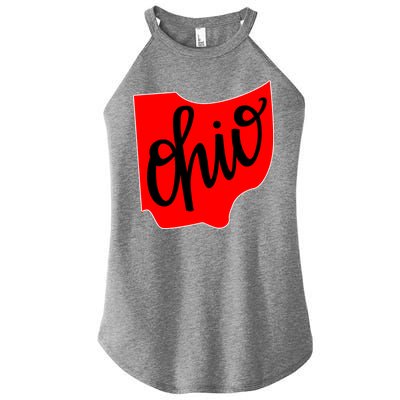 Ohio Outline State Women’s Perfect Tri Rocker Tank