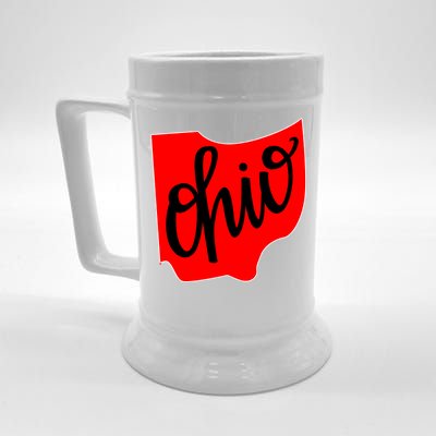 Ohio Outline State Beer Stein