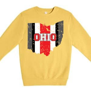 Ohio State Pride Striped Premium Crewneck Sweatshirt