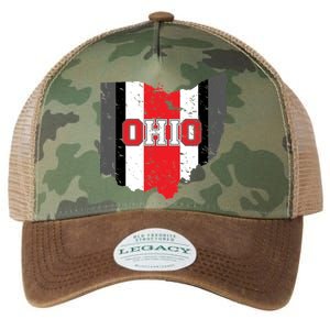 Ohio State Pride Striped Legacy Tie Dye Trucker Hat