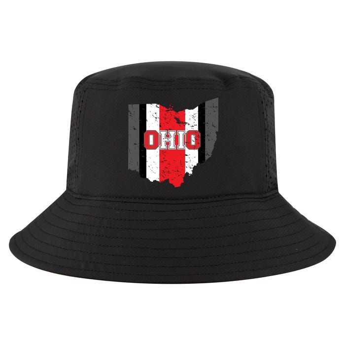 Ohio State Pride Striped Cool Comfort Performance Bucket Hat