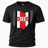 Ohio State Pride Striped Cooling Performance Crew T-Shirt