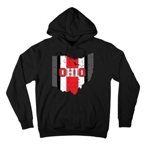 Ohio State Pride Striped Hoodie