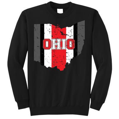 Ohio State Pride Striped Sweatshirt