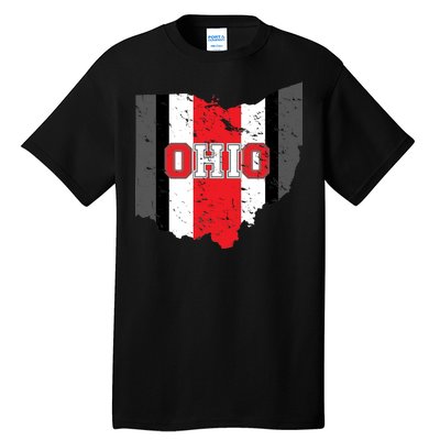 Ohio State Pride Striped Tall T-Shirt