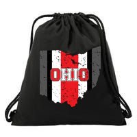 Ohio State Pride Striped Drawstring Bag