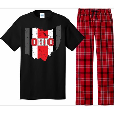 Ohio State Pride Striped Pajama Set