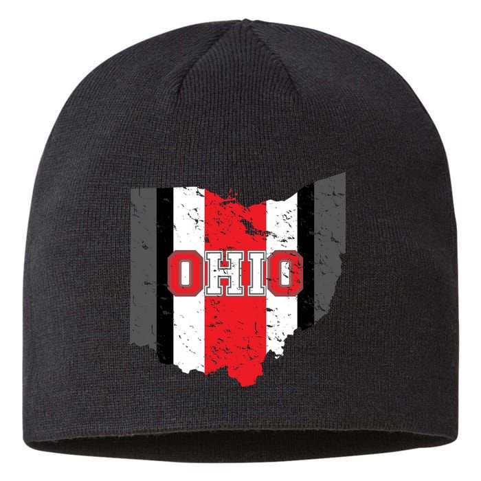 Ohio State Pride Striped Sustainable Beanie