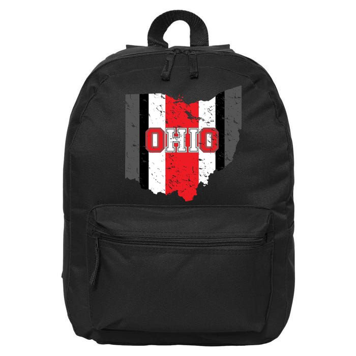 Ohio State Pride Striped 16 in Basic Backpack
