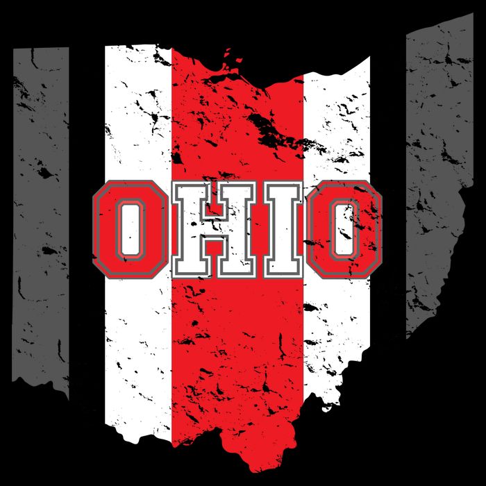 Ohio State Pride Striped 16 in Basic Backpack