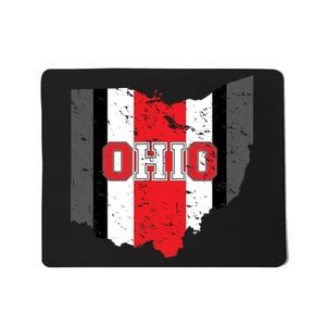 Ohio State Pride Striped Mousepad