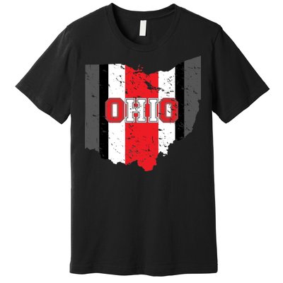 Ohio State Pride Striped Premium T-Shirt