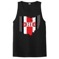 Ohio State Pride Striped PosiCharge Competitor Tank