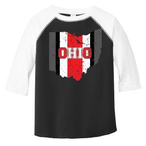 Ohio State Pride Striped Toddler Fine Jersey T-Shirt